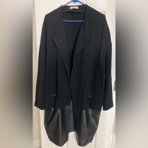 Aeron black oversized jacket